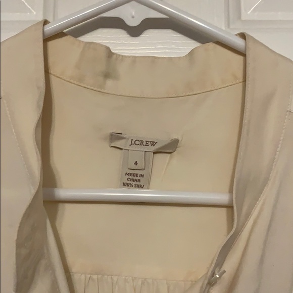 Ivory J.Crew Sleeveless Top - Picture 2 of 5
